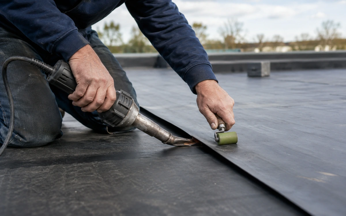 Commercial rubber roofing contractor